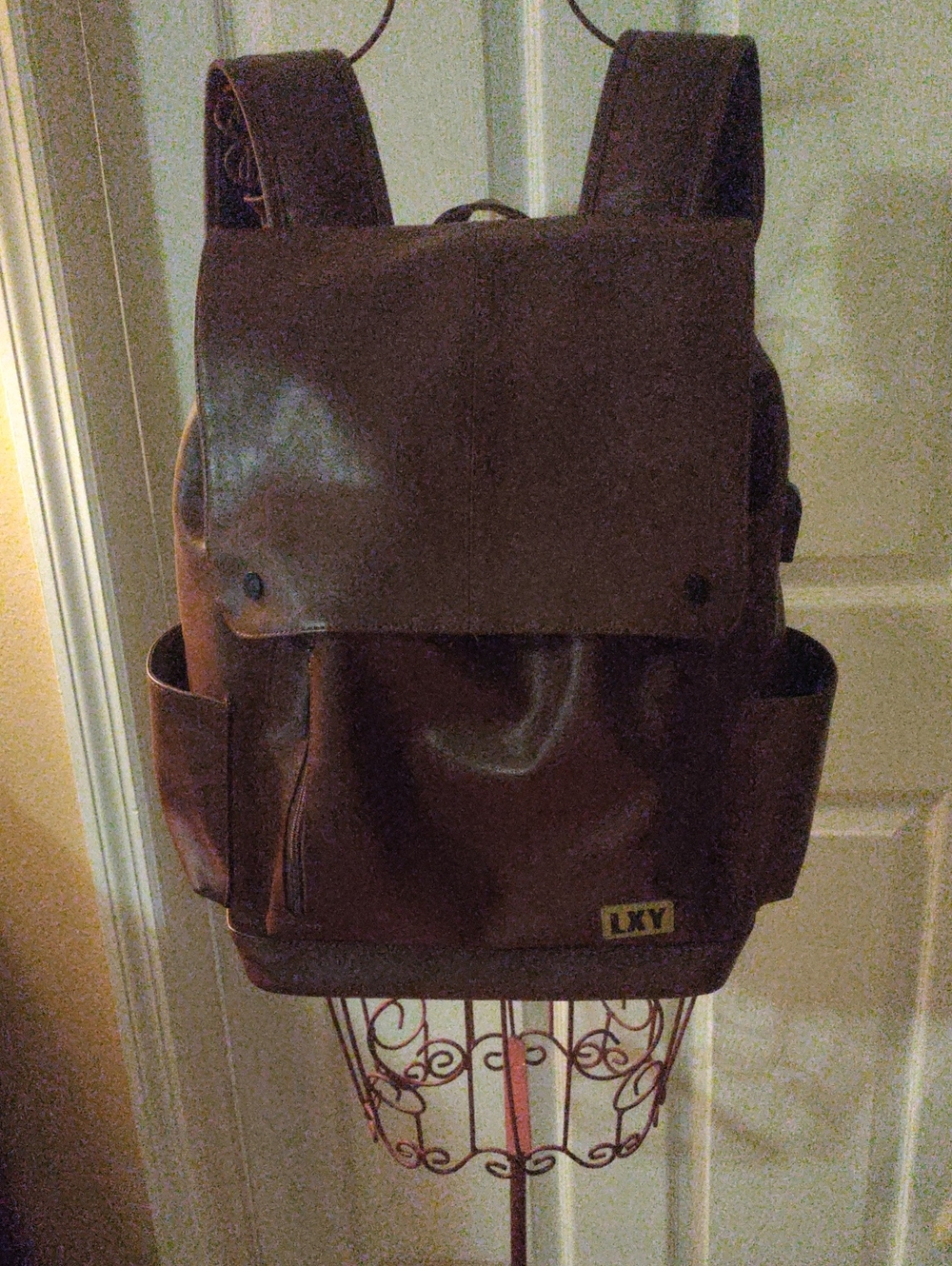 Brown Leather Backpack for Women Or Men